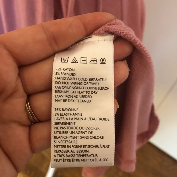 Kimchi Blue mauve pink side tie wrap dress - Picture 11 of 11